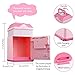 Piggy Bank for Girls, Electronic Money Coin Code Bank with LED Night Light and 10 Music, Pink Safe Box with Personal Password Setting, Auto Money Scroll, For Kids` Birthday