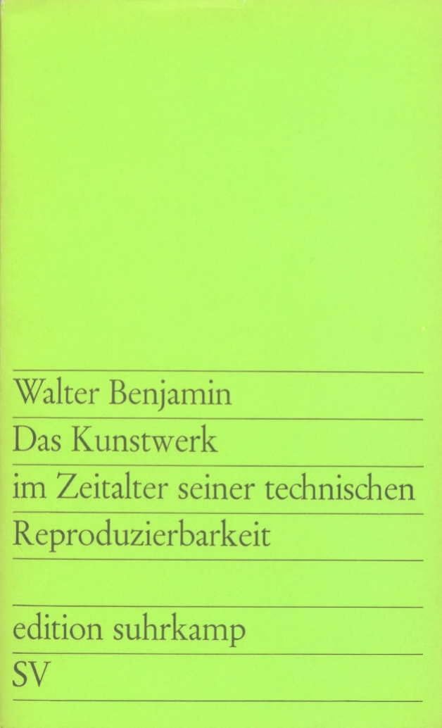 Das Kunstwerk im Zeitalter seiner technischen Reproduzierbarkeit: Drei Studien zur Kunstsoziologie