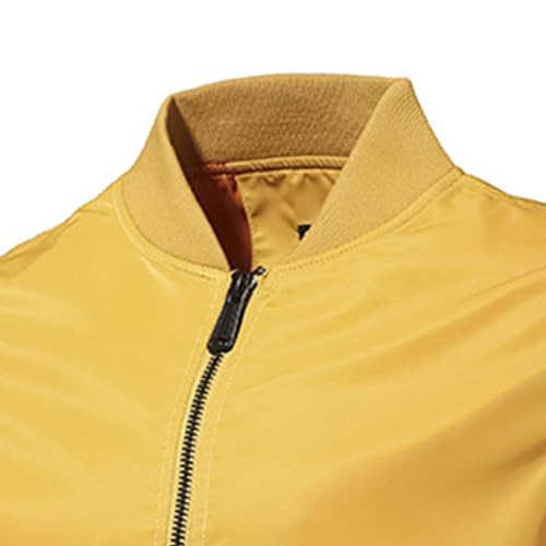 Men's Bomber Jackets Winter Pilot Windproof Warm Padded Outwear Men Full Zip Casual Lightweight Baseball Coats2