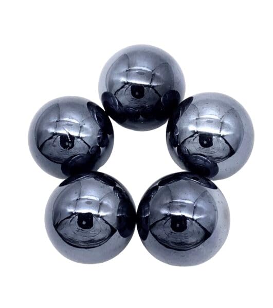 Generic 2023 Iridescent Opal Black 16mm Glass Player Marbles (5/8'') Pk 5