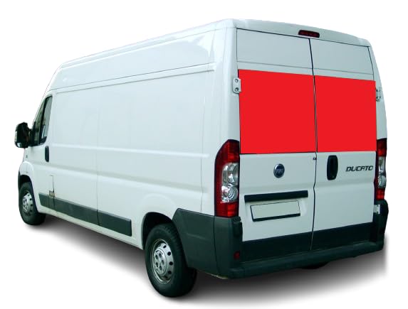 Living in a Bubble Isolierte verdunkelnde Frontscheibenabdeckungen für Volkswagen Crafter 2017 und höher (Rear Door 2017-Current)