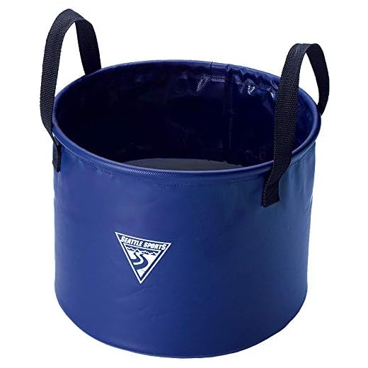 Seattle Sports Outfitter Class Collapsible Jumbo Camp Sink Wash Basin Bucket (Blue)