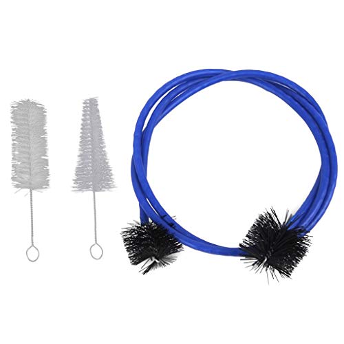 3pcs / set Trumpet Manutenção Limpeza Kit Horn Trombone Tuba Válvula Bocal flexível Brushes Kit