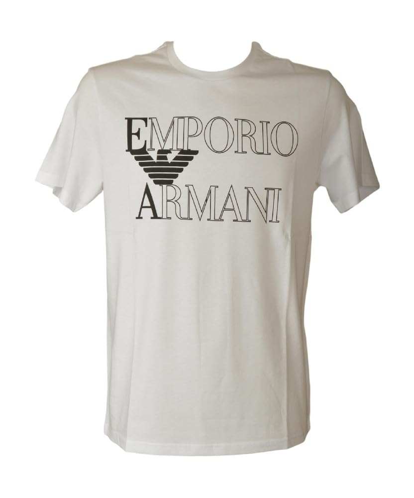 Men's Bold Logo Crew Neck T-Shirt White XL