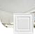 2ft x 2ft White Icon Relief Ceiling Tiles - Drop Ceiling Tile 24 x 24in – Waterproof, Washable and Fire-Rated - High-Grade PVC to Prevent Breakage-Package of 12 Tiles
