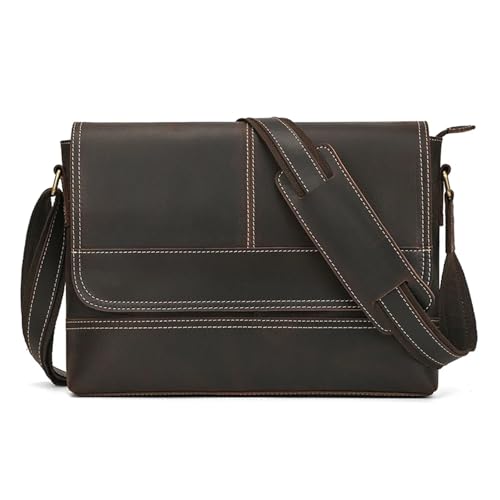 Sacoche homme cuir vintage de vache épais : l'élégance du sac messager A4 durbale