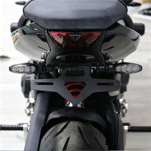 Support de plaque Daytona 660 version courte pour supprimer la bavette - 7