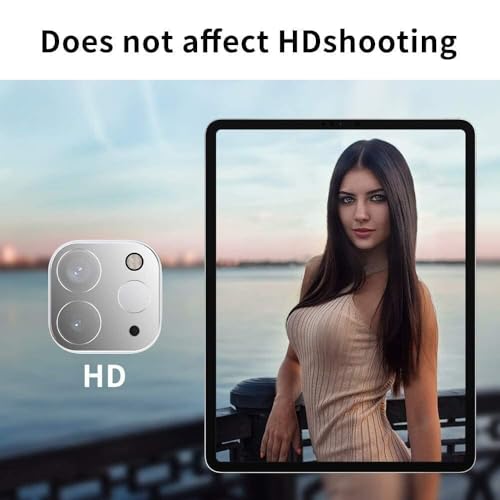 Image of Pack 1- Back Camera Lens Protector for iQOO Z10R 5G [3D Premium] Camera Glass Protector (Black)
