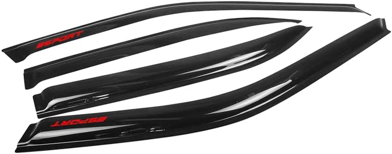 Miniatura 5 de EVPROXP - Visera de protección contra la lluvia compatible con Honda Civic Sedan 4DR 96-00, deflector de ventilación de ventana lateral, teñido