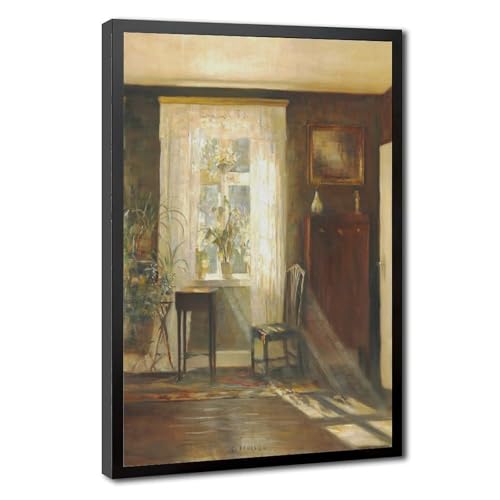 Impression sur toile Carl Holsoe pour habiller un mur vide - Déco salon avec cadre