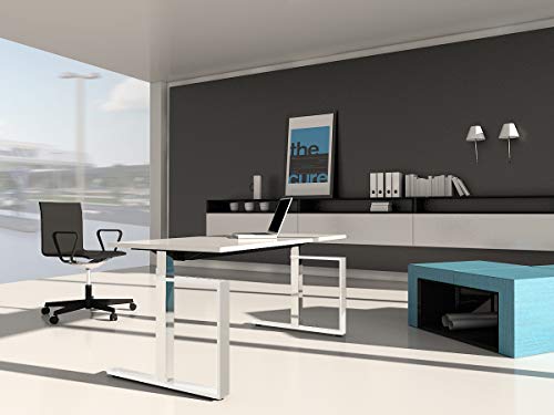 Preisvergleich Produktbild Inwerk Steh Sitz Schreibtisch Masterlift 3, Chrom / w