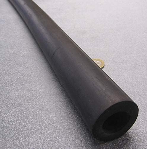 Black Neoprene Round Tube 75A 1.50" (1-1/2") OD x .875" (7/8") ID x 36" Length 1 pc