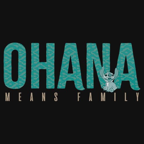 Image of Disney Lilo & Stitch Ohana Bold Girl's Heather Crew Tee