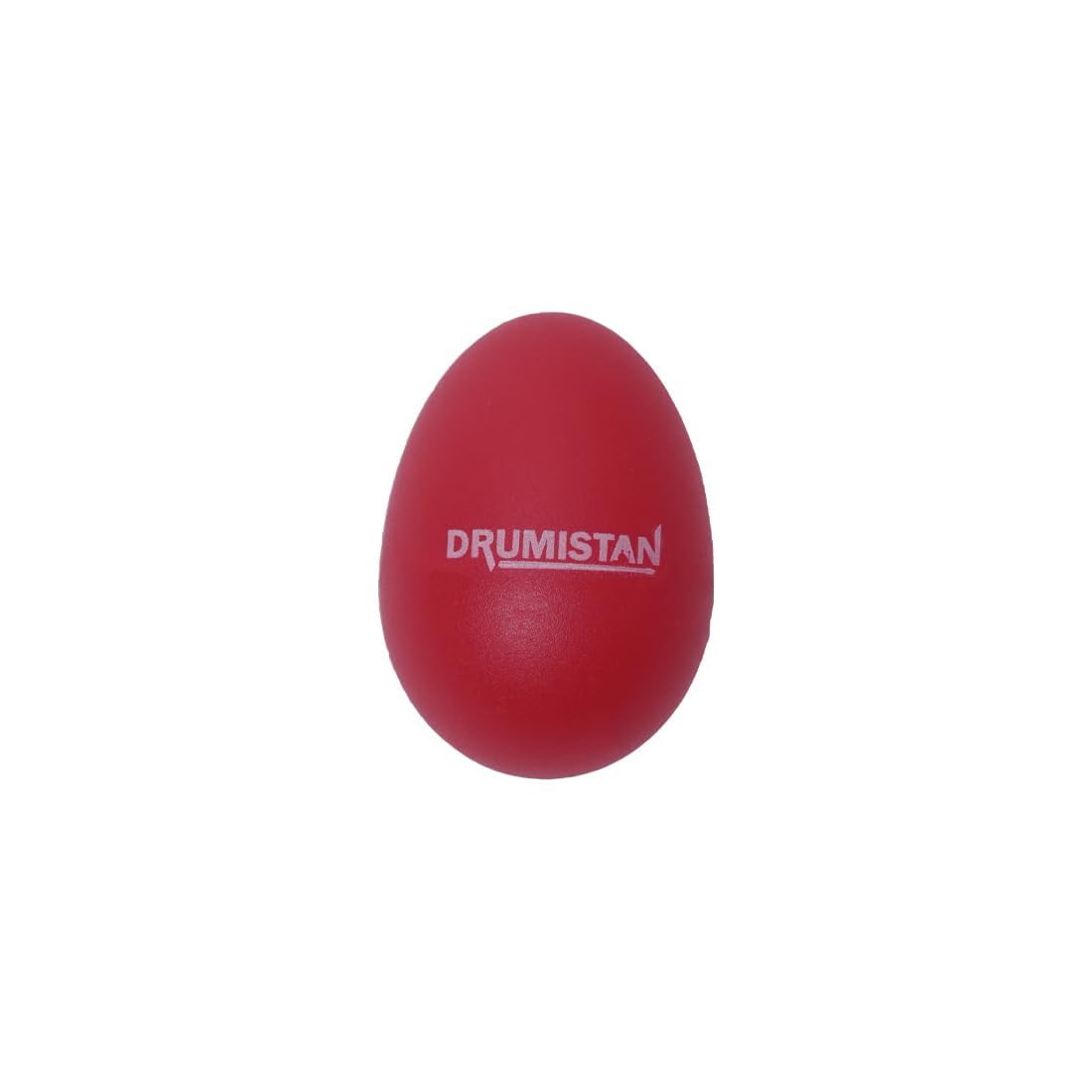 Drumistan High-Quality Plastic Percussion Musical Egg Maracas Shakers (Red)