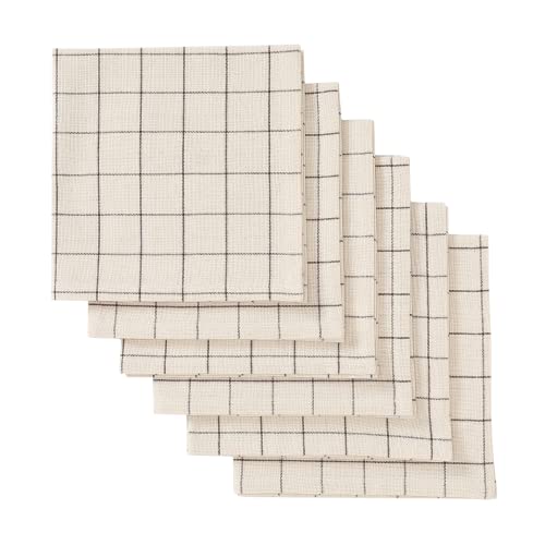 Servilletas de Tela Cuadradas Pack x6 20 x 20 Pulgadas miniatura 1