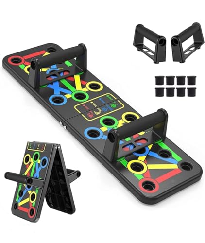 DFF 15 In 1 Pushup Board: Premium Gym Equipment for Home Workout, Versatile Pushup Stand, Ideal Home Gym Equipment for Strength Training and Fitness, 