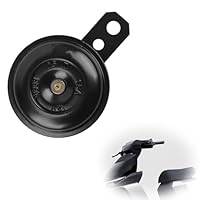 Signalhorn Hupe 12V Laut Universal Horn, Motorrad Hupe, Niversal Horn, für Motorrad Fahrzeug Auto LKW Moped Roller Scooter ATV Schwarz beschichtetes Metall