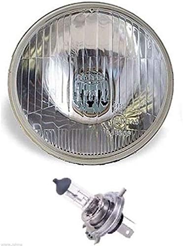 Octane Lighting 7" Motorcycle 6V Semi Sealed Headlight Headlamp Halogen Light Bulb 6 Volt 35/35W