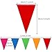 YGEOMER 300pcs Colorful Pennant Banner Flags, 375ft Multicolor Banners Carnival Decorations Supplies for Party Birthday and Shops Decorations