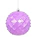 Vickerman 474839-4" Orchid Shiny Diamond Bauble Christmas Tree Ornament (6 pack) (N174169D)