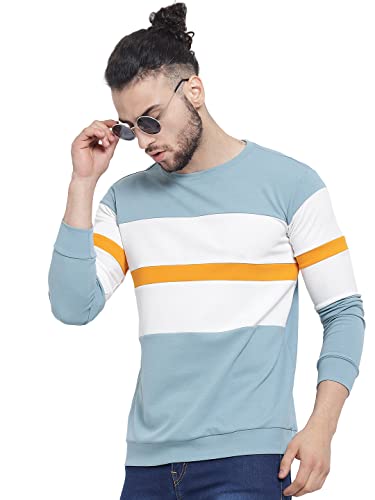 Image of Yuvraah Men Color Block T Shirt