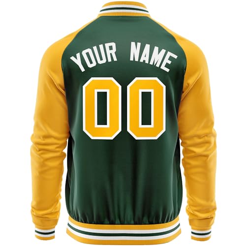 KXK Custom Men Women Youth Varsity Jacket Regular Fit Casual Letterman Baseball Jackets Personalized Letters Number2