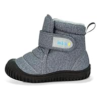 JAN & JUL Winter Snow Boots for Baby Girls And Boys (Heather Grey, UK Size 4 Toddler)