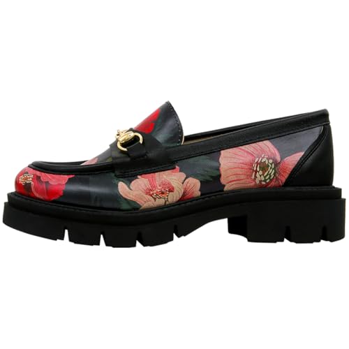Image of DOGO Penny Loafers for Women - Handmade and Vegan Leather Platform Loafers for Women