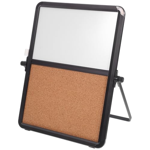 Consejos para Comprar Pizarras y tableros recordatorios los 5 mejores. 43 TOKIDNY Tablero de Corcho y Pizarra de Escritorio para Oficina y Estudio Soporte Práctico para Notas Recordatorios y Decoración Elegante