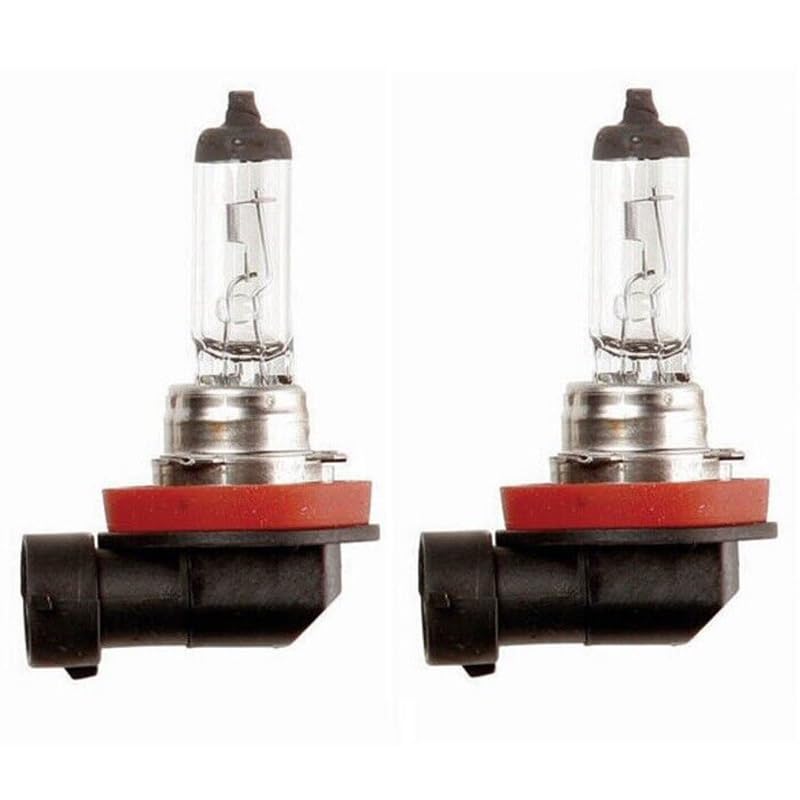 2x H11 Halogen 55W 12V Low-Beam Car/Auto Headlight/Fog/Driving Light Bulbs Clear