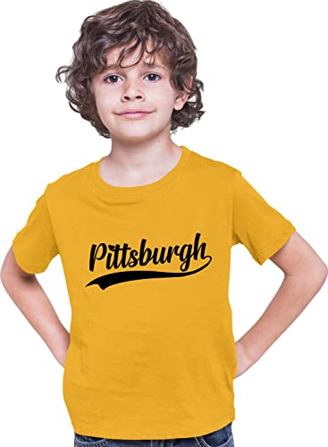 Go All Out City of Pittsburgh Pennsylvania Pride Fashion Script Mens Women Youth T-Shirt2