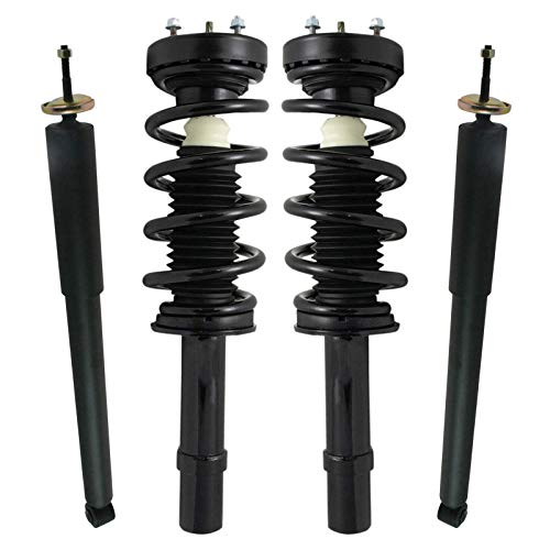 Image of TRQ Front and Rear Complete Strut Assembly & Shock Absorber Kit Shock & Spring Strut Assembly Compatible with 2012-2022 Chrysler 300 Dodge Charger