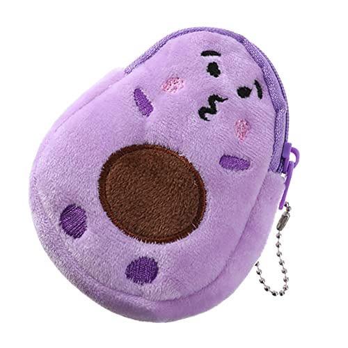 Fashion Women Avocado Shape Mini Purse Hanging Pendant Lovely Ladies Cute Small Wallet3