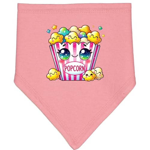 inktastic Kawaii Buttered Popcorn Baby Bandana Bib