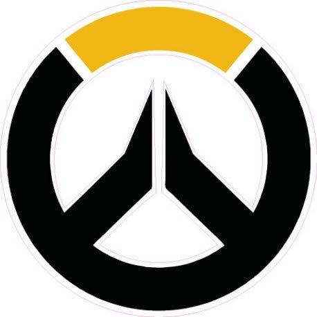 Logo Overwatch numéro 1 autocollant adhésif sticker - Taille : 8 cm