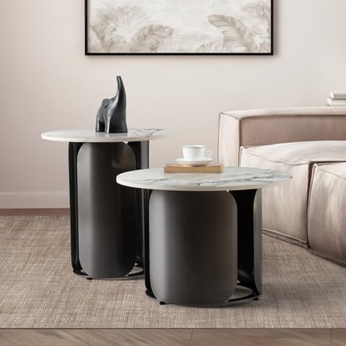 Image of Wakefit Center Table | 1 Yr Warranty | Coffee Table for Living Room Wooden, Tea Table for Living Room Wooden, Sofa Table, Free Installation from Brand, Modern Multi-Functional & Wobble-Free(Robsta)