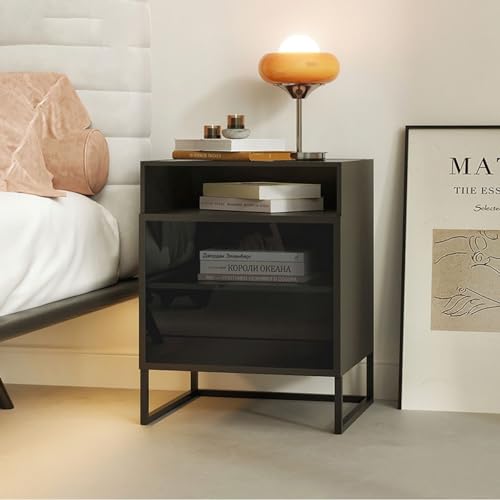 Table de Chevet TUSUOD pour Chambre à Coucher Solution Gain de Place Meuble Moderne - 6