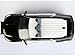 2022 Police Interceptor Utility Black and White with Flashing Light Bar and Front and Rear Lights and Sounds 1/24 Diecast Model Car by Motormax 79548