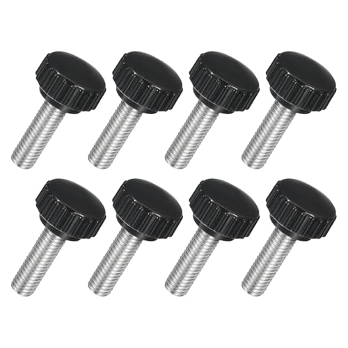 Boutons de serrage moletés M8 antirouille en acier 304 pour un ajustement manuel ultra précis