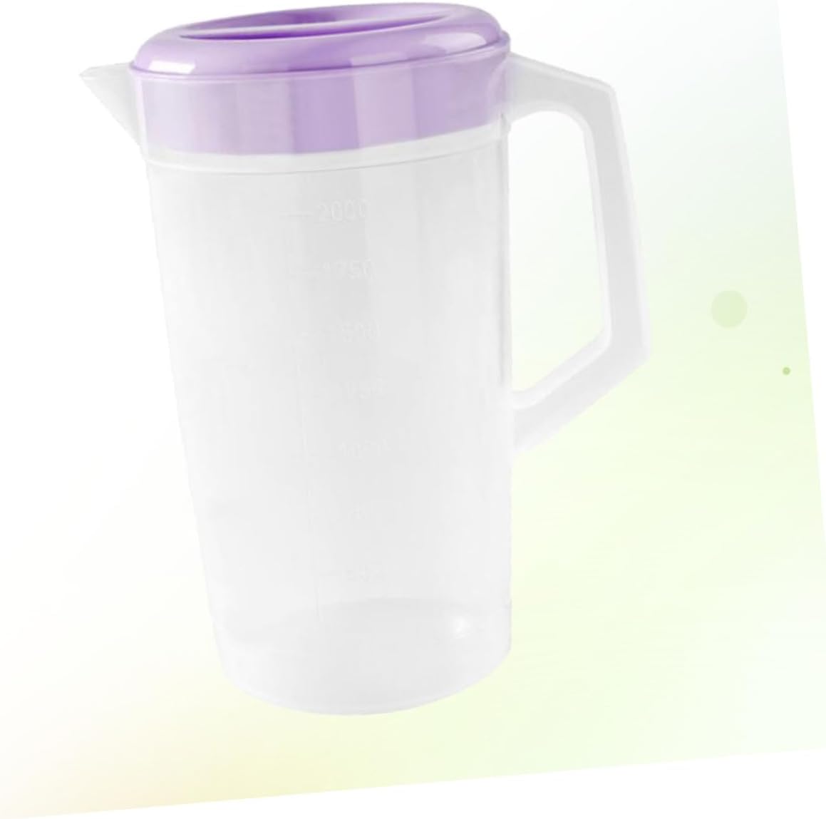 ABOOFAN Gallon Pitcher for Iced Tea Purple Pitcher Tea with Lid Sun Jar Jugs for Drinks Juice Pot Beverage Jug with Spout Milk Kettle Beverage Glass Pot