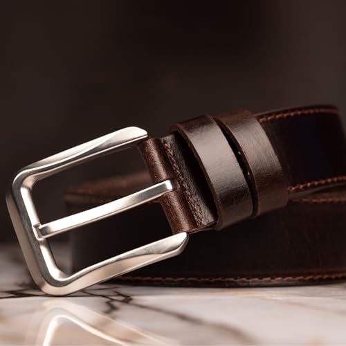 PATIKIL Protetor de alça de couro, 4 peças de alças de couro para substituição de cintos/correias de