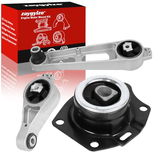 3 Pcs Engine Motor Mount Compatible with 2000-2002 for Chrysler Neon 2001-2010 PT Cruiser 2000-2005 ,for Dodge Neon 2000-2005, for Plymouth Neon 2000-2001 Transmission Replace OE A2949 A2948 A2947