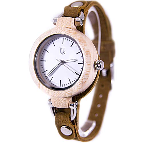 Urban Designer Womens Wooden Watches With Premium Leather Band #TOP5