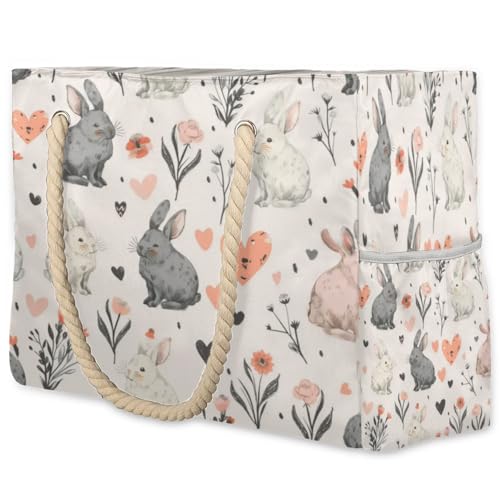 Large Beach Bags for Women, Waterproof Sandproof Beach Tote Bag with Zipper, Swim Pool Bags