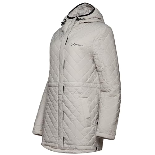 Arctix Women's Lightweight Insulated Water Resistant Hooded Quilted Everyday Jacket2