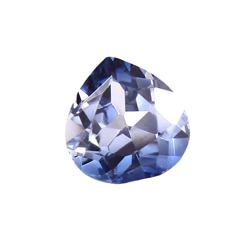 Saphir bleu bleuet de haute qualité forme cœur 8 mm pour haute joaillerie