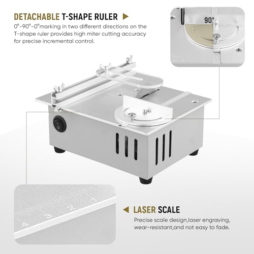 Scie de table 96W réglable pour réussir toutes vos découpes de précision - 3