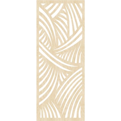 Image of Chester Decorative Pierced Fretwork Wood Wall Panels, 21 3 /8 inchW x 54 3 /8 inchH x 3 /8 inchT, Birch