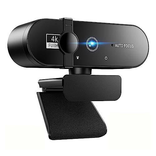 Caméra Web, Webcam 4K 1080P Mini caméra 2K Webcam Full HD avec Microphone caméra Web à mise au point automatique for PC ordinateur portable caméra en ligne Conférences et appels vidéo ( Color : 2K , S