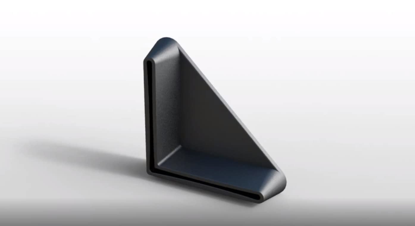 10 Piedini Angolari In Plastica 25x25mm - Per Gambe Mobili, Protezione Pavimenti - Foto 8